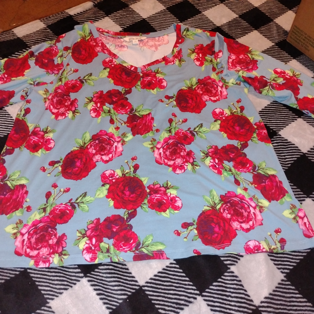 Pioneer Woman Floral Long Sleeve Top